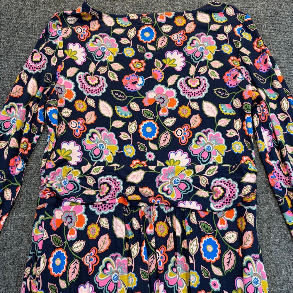 Boden Long Sleeve Floral Maxi Dress Multicolored Fit and Flare Size 6L New - Picture 5 of 9
